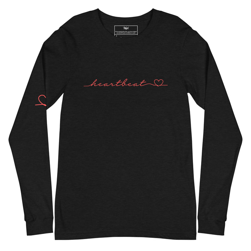 heartbeat long sleeve tee