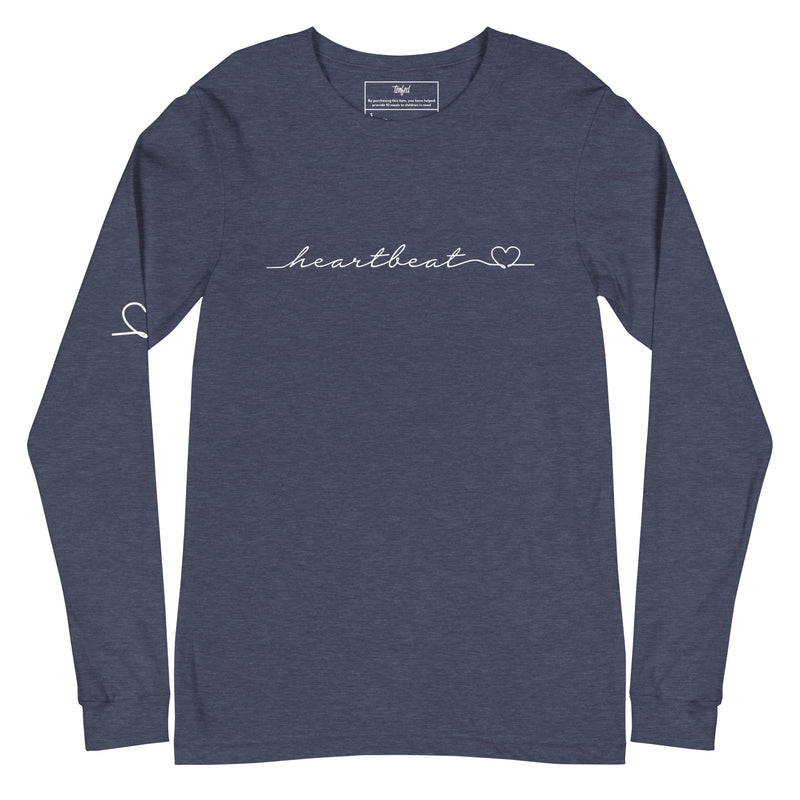 heartbeat long sleeve tee