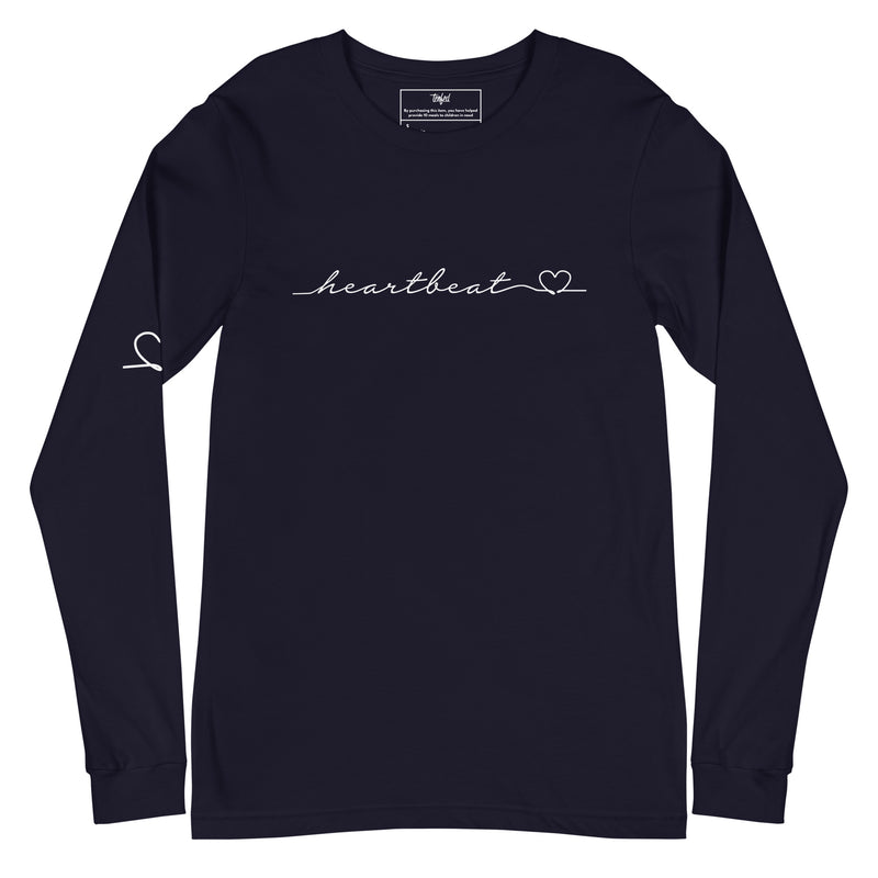 heartbeat long sleeve tee