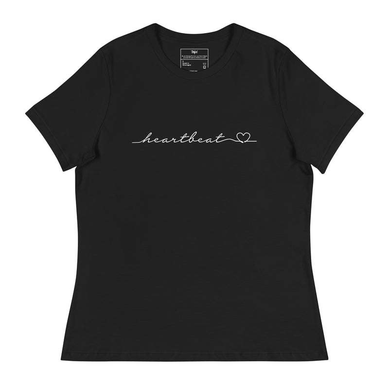 women's heartbeat tee - relaxed fit